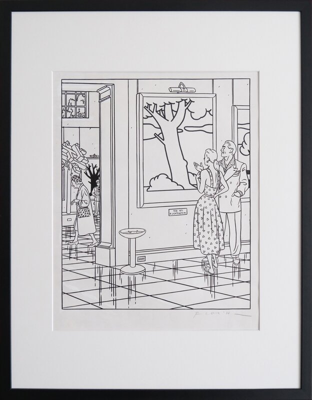 En vente - Floc'h - Tree - MYTHIQUE ! - Illustration originale
