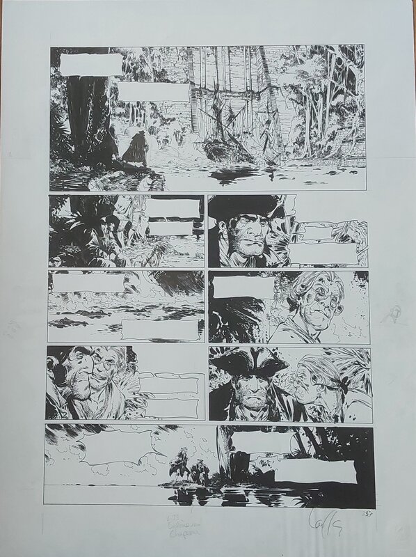 Mathieu Lauffray, Mathieu Laufray - Long John Silver - Comic Strip
