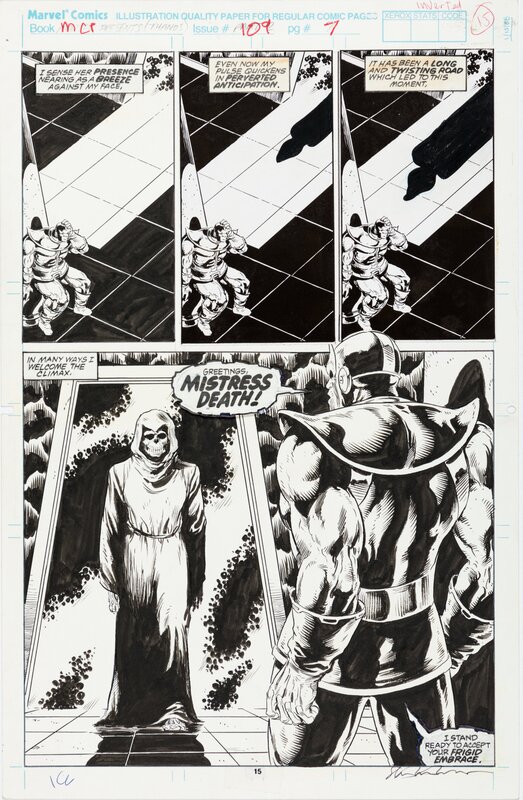 McManus Shawn, Marvel COMICS PRESENTS #109 (I, THANOS: PART 2 INTO THE ABYSS) pg 07 - Comic Strip