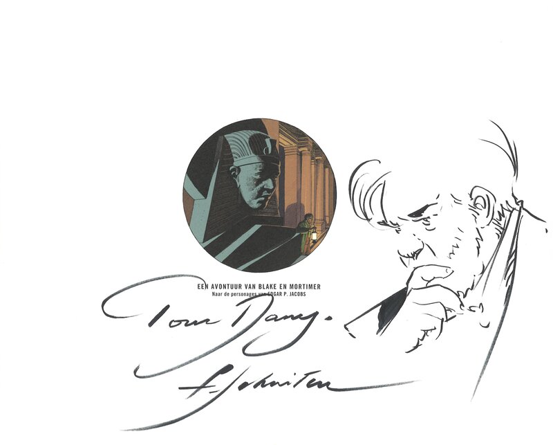 Blake & Mortimer by François Schuiten - Sketch
