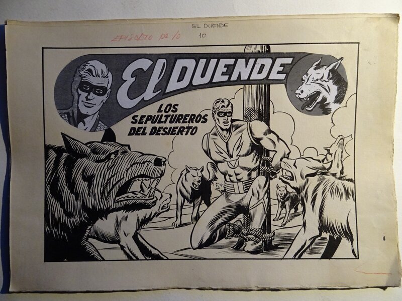 Francisco Jesus SERRANO, Vindex le Vengeur - El Duende - Original Cover