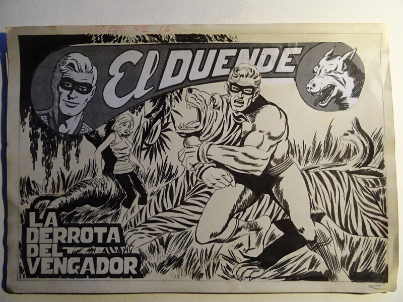 Francisco Jesus SERRANO, Vindex le Vengeur - El Duende - Original Cover