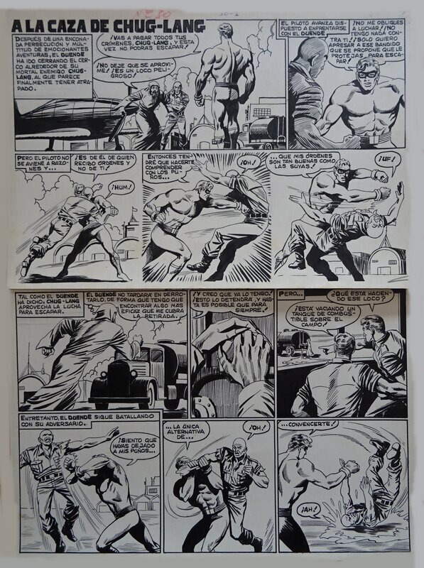 Francisco Jesus SERRANO, VINDEX le Vengeur  - El Duende - Comic Strip