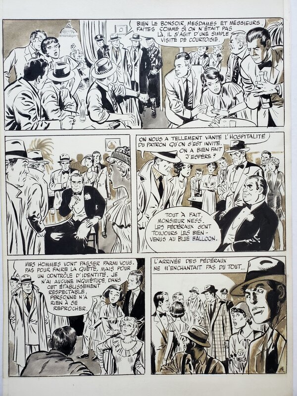 BORSALINO par Gérald Forton - Planche originale