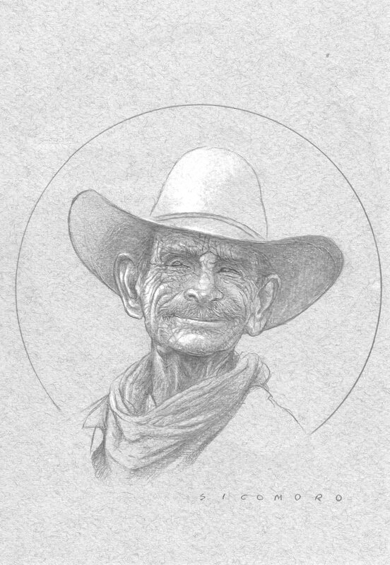 Portrait by Eugenio Sicomoro - Original Illustration