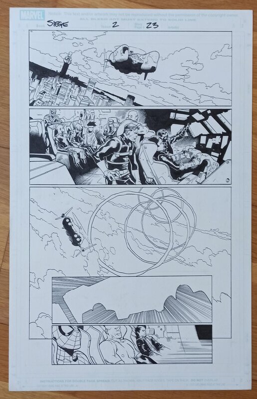Siege #2 page 23 by Olivier Coipel, Mark Morales - Comic Strip
