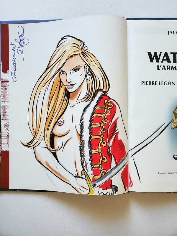 Pierre Legein, JACQUES MARTIN PRESENTE   T1 WATERLOO - LES UNIFORMES DE L'ARMEE FRANCAISE - Sketch