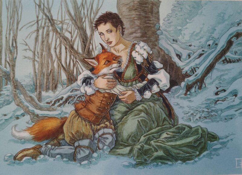 Le bois des vierges by Béatrice Tillier - Original Illustration