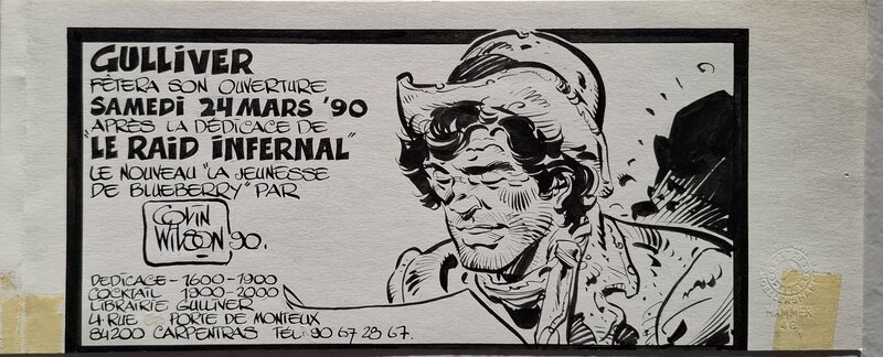 Blueberry by Colin Wilson - Original Illustration