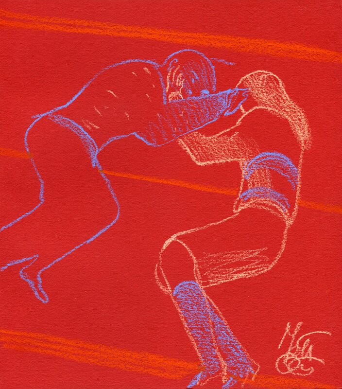 En vente - Mattotti - Stanza - Illustration originale