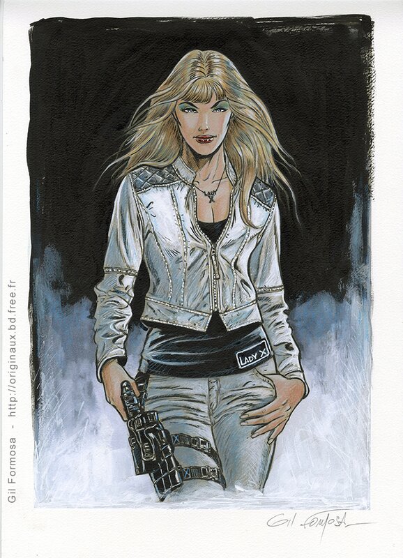 For sale - Lady X by Gil Formosa - Original Illustration