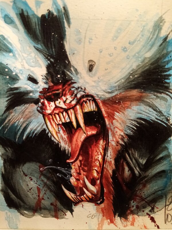 Olivier Ledroit, Requiem T4 le bal des vampires - Planche originale