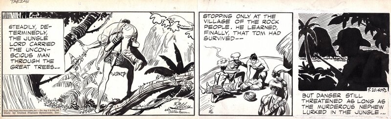 For sale - Tarzan Strip by Bob Lubbers - Comic Strip