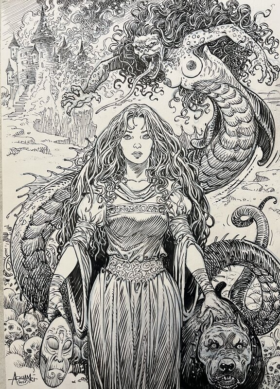 Mohamed Aouamri, Hommage à la complainte des landes perdues - Œuvre originale