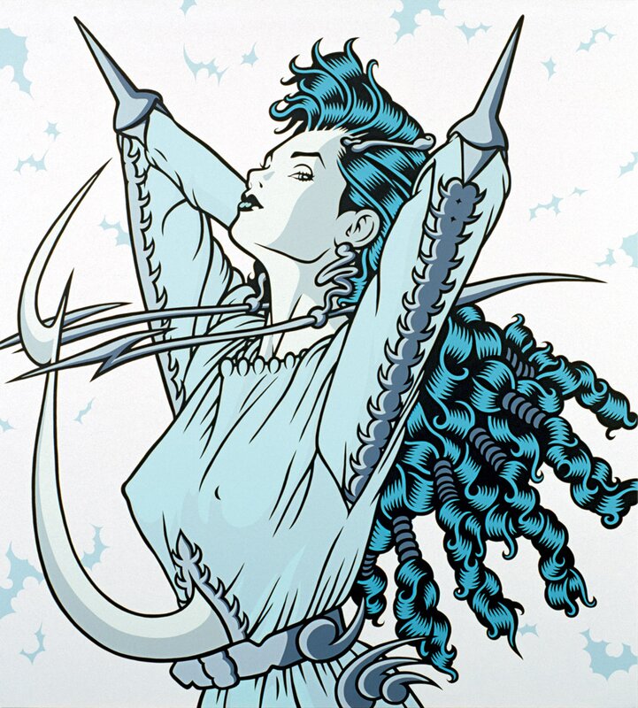 Fata Tempesta by Roberto Baldazzini - Original Illustration