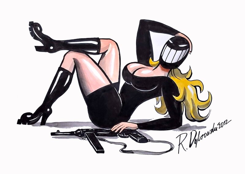 Ryszard Dąbrowski, La petite amie du Liquidateur :-) - Illustration originale