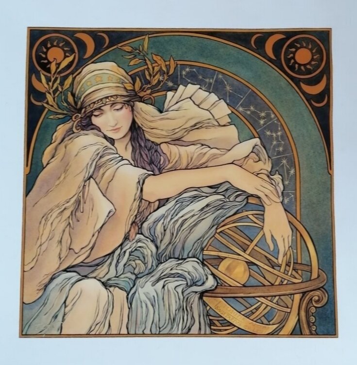 For sale - Urania ... by Ingrid Liman - Original Illustration