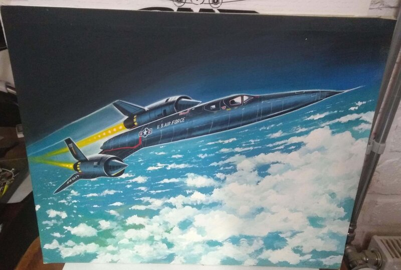 Sr-71 Olivier Dauger - Illustration originale