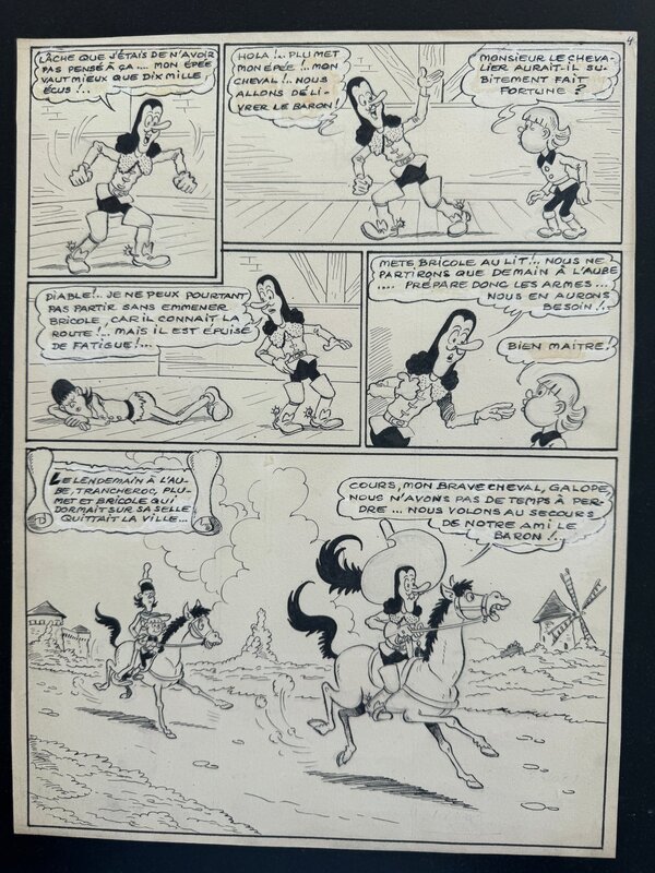 Trancheroc par Érik - Planche originale