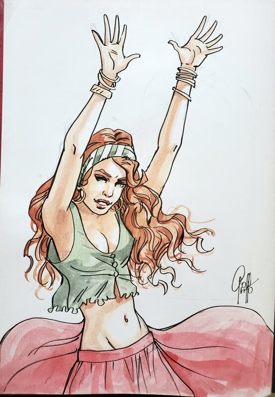 Griffo, GOLDEN DOGS   T3 LE JUGE AARON - Sketch