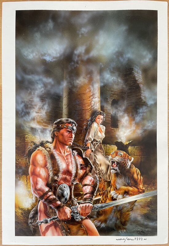 For sale - Royo - Conan Book Cover - Original Cover