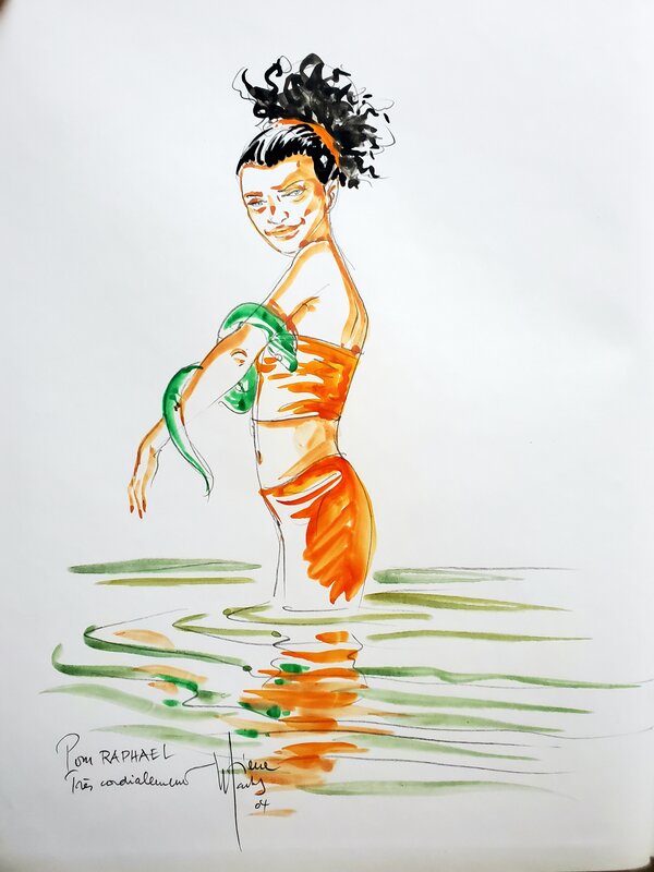 Pierre Wachs, SOUS LA PEAU, LE SERPENT - Sketch