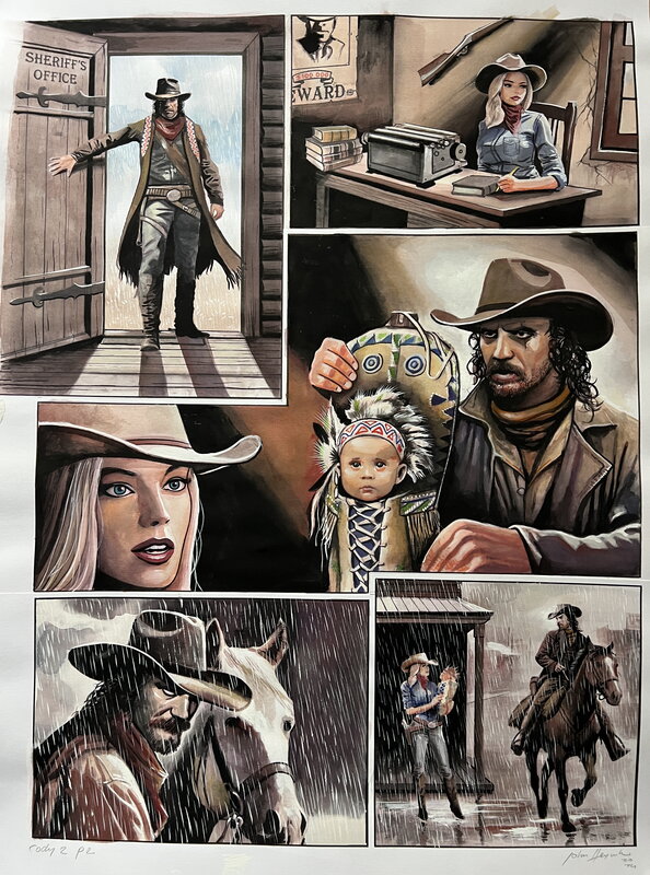 Cody 2 pagina 2 par John Heijink - Planche originale