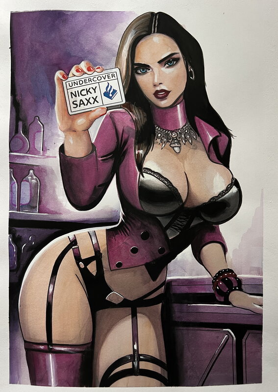 Nicky Saxx par John Heijink - Planche originale