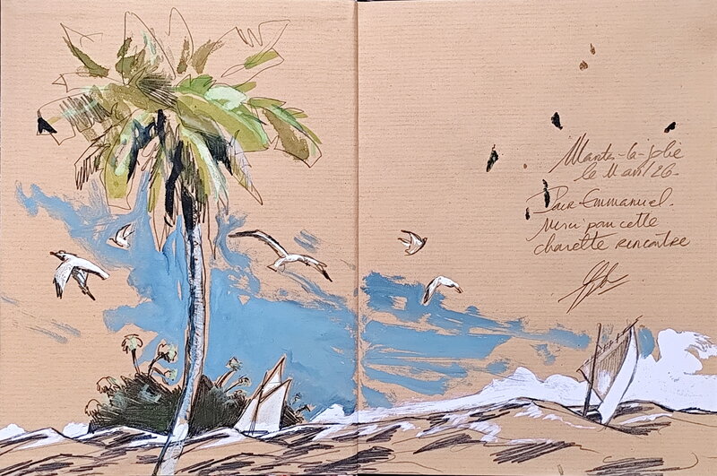 Sophie Ladame, La vie rêvée d'un papillon 2026Avr11 - Sketch