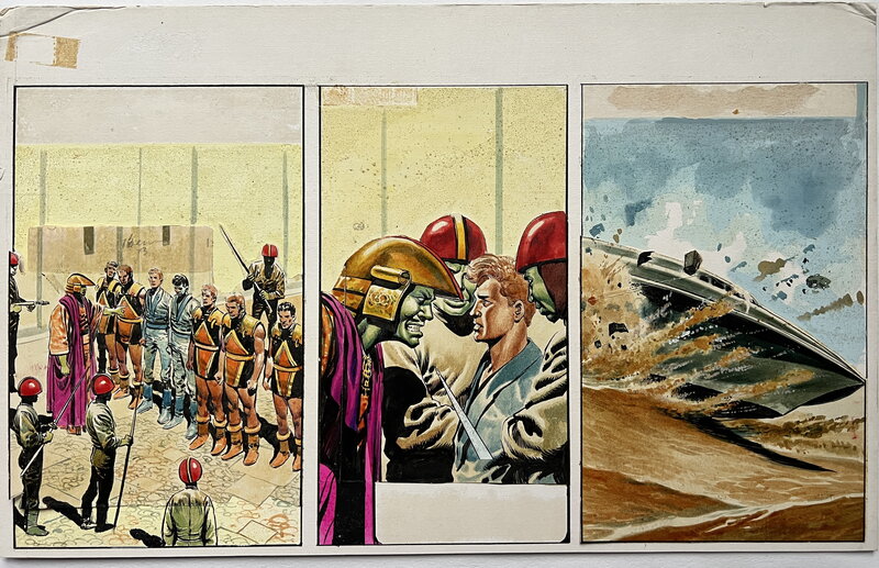 Don Lawrence, Trigie - Laatste uur voor Elektron - Planche originale