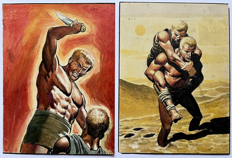 Don Lawrence, Trigie - Laatste uur voor Elektron - Planche originale