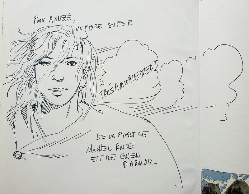 Michel Rouge, LES ECLUSES DU CIEL    T1 LA MARQUE DE MORGANE - Dédicace