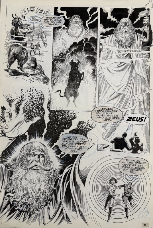 César Spadari, Donne Avenell, The Phantom “The Mistery of Polymos” Zeus. - Comic Strip