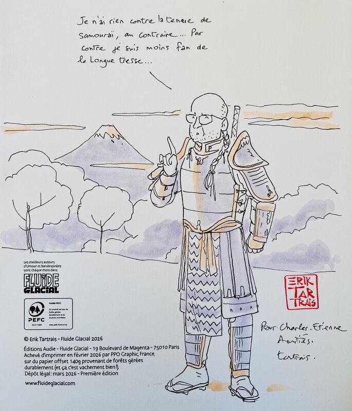 Estampillé Japon par Erik Tartrais - Dédicace