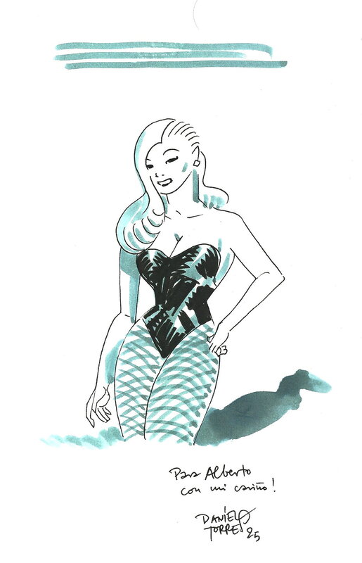 Pin Up by Daniel Torres - Sketch