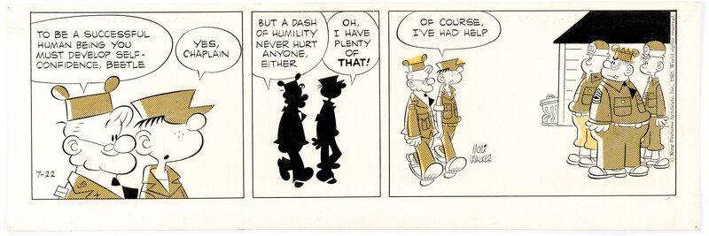 Mort Walker, Beetle Bailey daily, July 22 1963 - Comic Strip