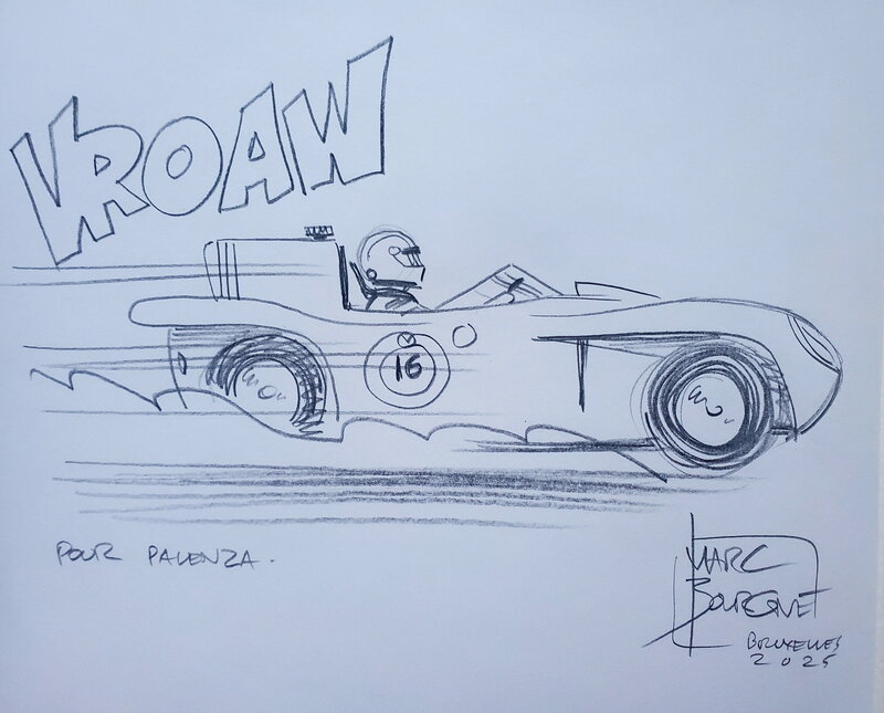 Marc Bourgne, MICHELl VAILLANT - NOUVELLE SAISON    T14 REMPARTS - Dédicace