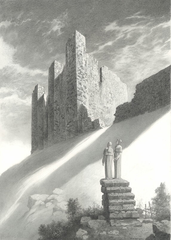 En vente - L'enfer de Dante par Paul et Gaétan Brizzi - Œuvre originale