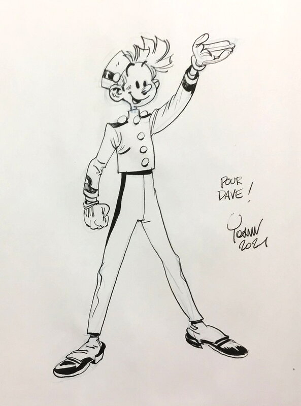 Dédicace de Yoann - Spirou - Sketch