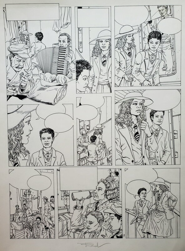 Ersel, FRENCHY    T1 FRENCH LINE - Planche originale