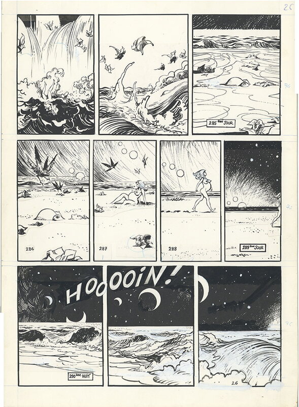 Jean-Claude Forest, Barbarella Le Semble-Lune - Comic Strip