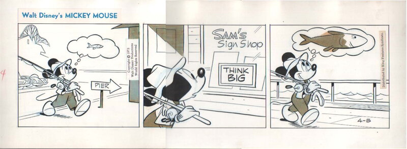 Mickey Mouse par Floyd Gottfredson - Planche originale