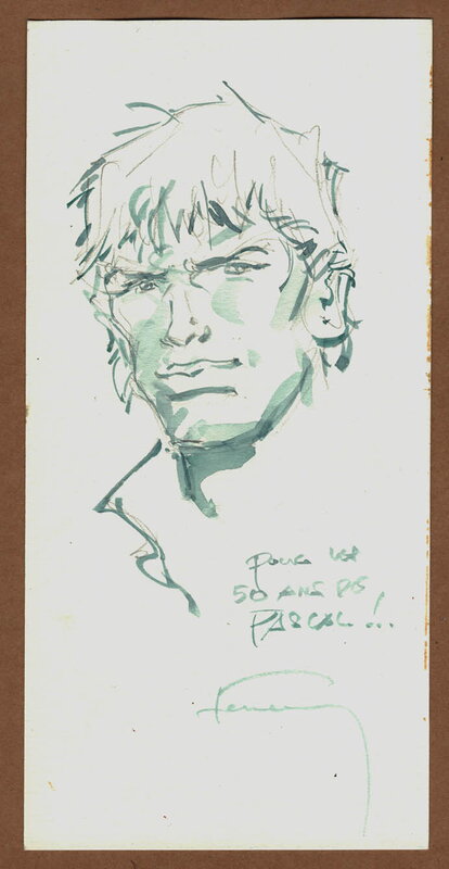 En vente - Bernard Prince par Hermann - Dédicace