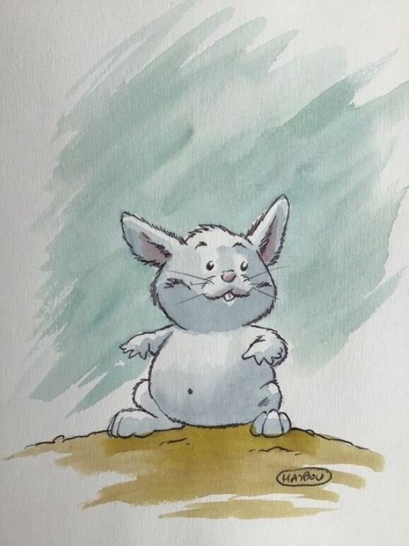 Jean-Luc Masbou, Eusèbe - Dessin original - Illustration originale