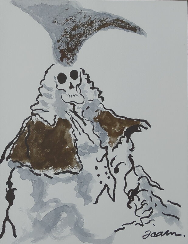 Joann Sfar, Le Hollandais Volant - Illustration originale