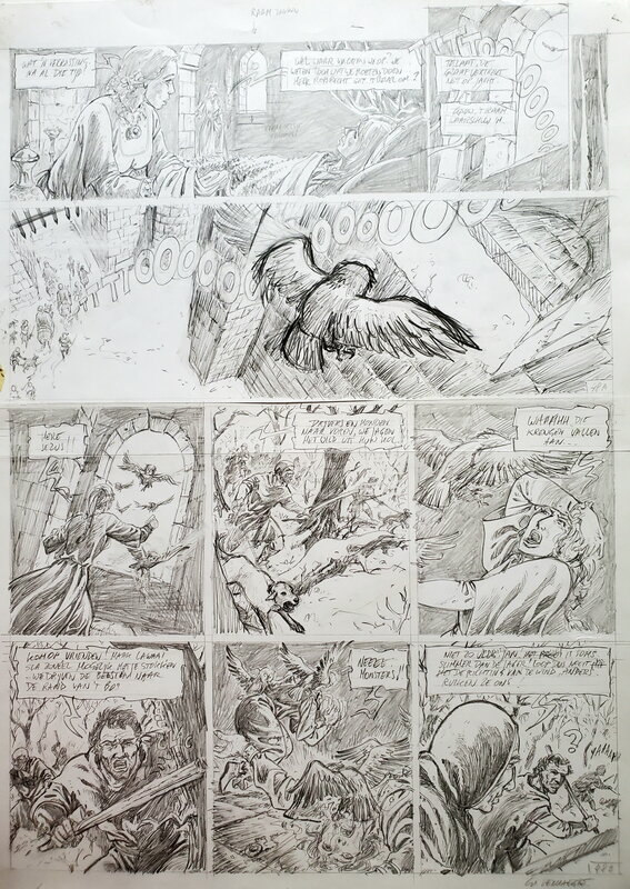 AMBRE BLANC par Christian Verhaeghe - Planche originale