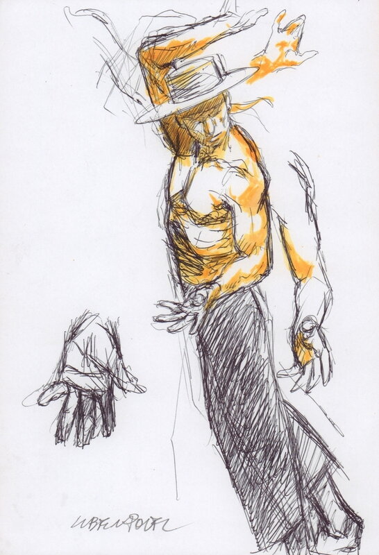 En vente - Le danseur par Tanino Liberatore - Illustration originale