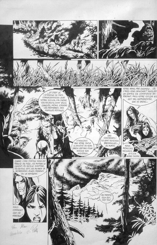 La cicatrice par Christian Paty - Planche originale