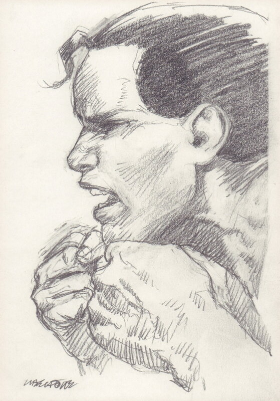 En vente - Tanino Liberatore, Portrait de femme - D - Illustration originale