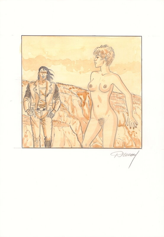 For sale - Renaud, Jessica Blandy Canyon - Original Illustration